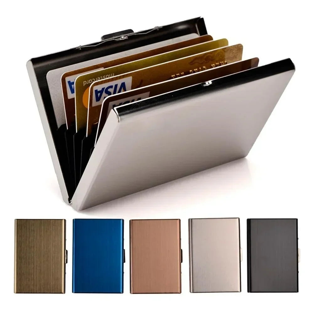 π Ultra-Slim RFID Blocking Card Holder