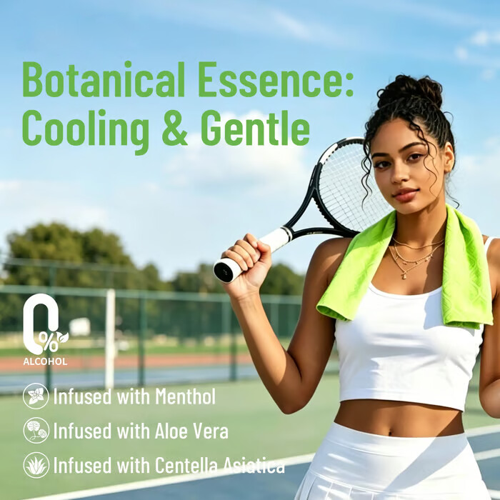 Cooling Towels & XL Menthol Cooling Wipes for Summer Heat, Sports, Travel & Outdoor Relief