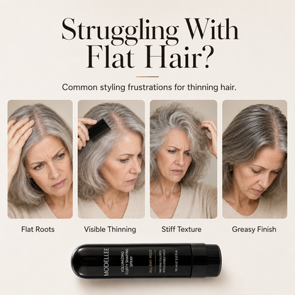 90ml Fluffy Hair Shaping Spray Long Lasting Volumizing Mist with Peach Fragrance