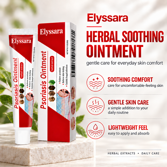 Elyssara Botanical Skin Relief Ointment for Dry, Itchy & Flaky Skin