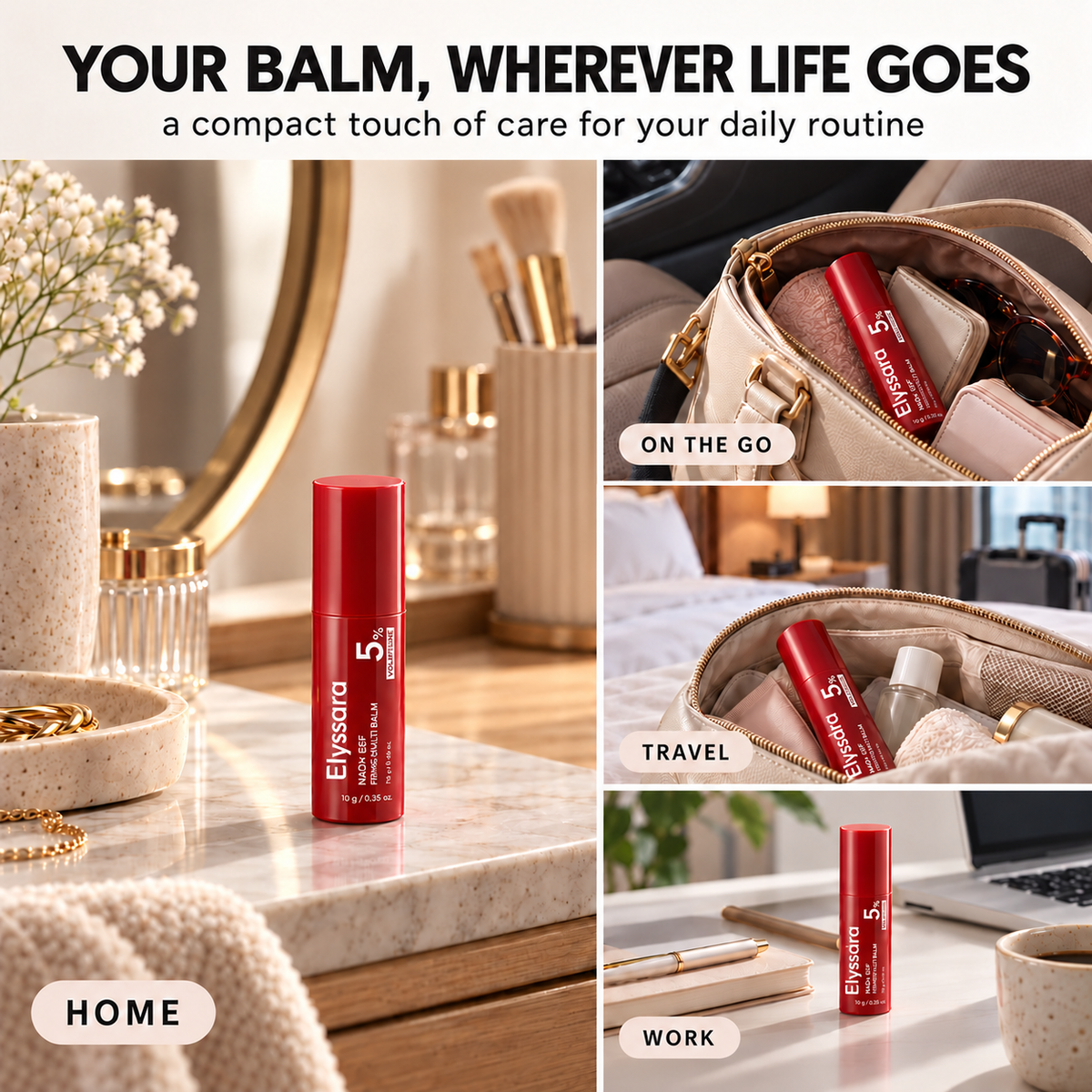 Elyssara NAD+ EGF Firming & Plumping Balm