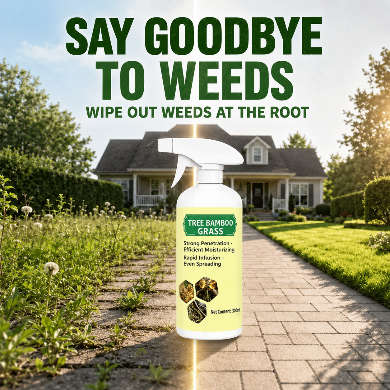 🔥2026 SALE - Fast-Acting Natural Weed & Grass Killer Spray