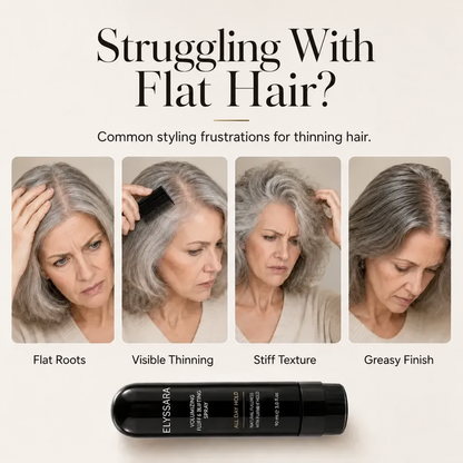 90ml Fluffy Hair Shaping Spray Long Lasting Volumizing Mist with Peach Fragrance