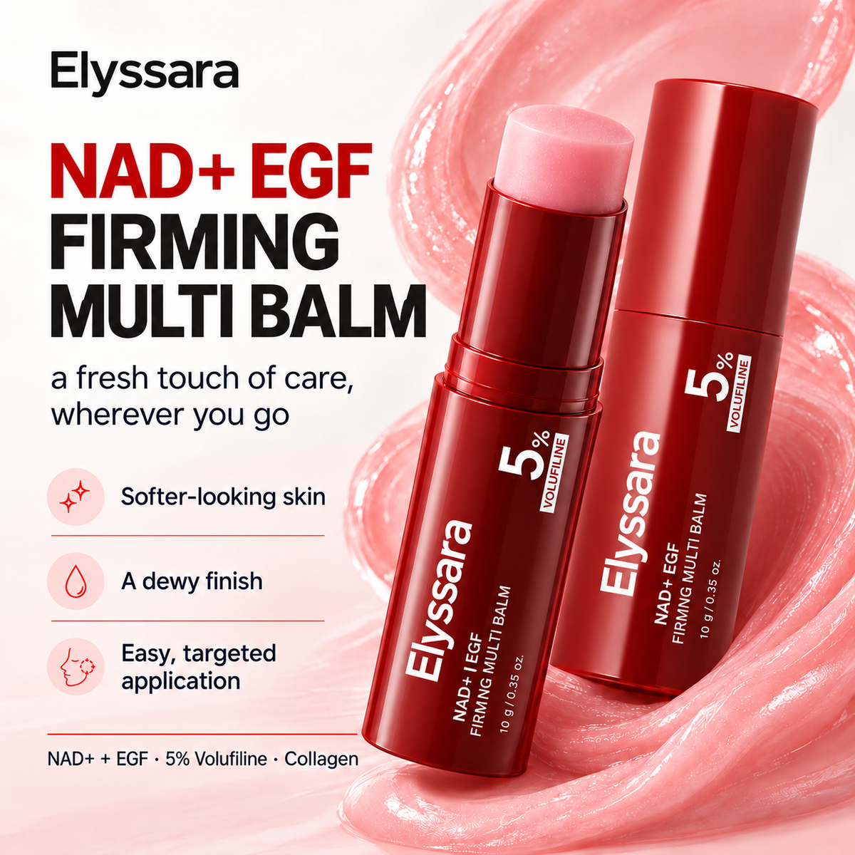 Elyssara NAD+ EGF Firming & Plumping Balm
