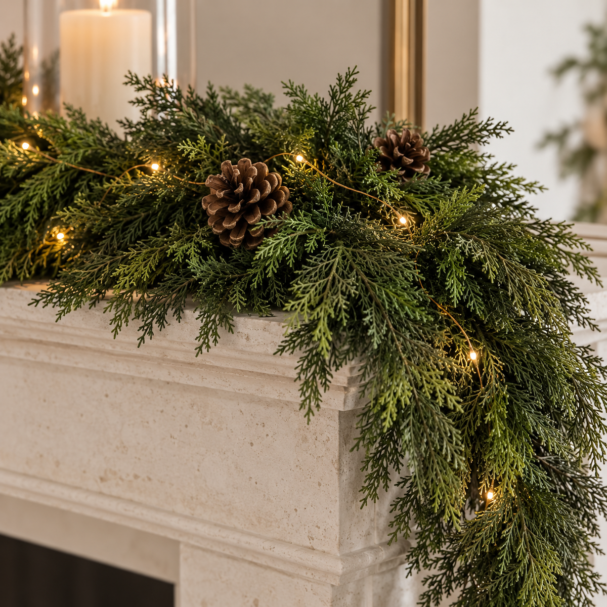 Real Touch Cedar Garlands