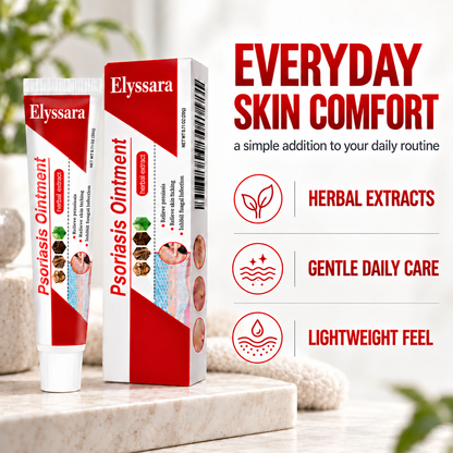 Elyssara Botanical Skin Relief Ointment for Dry, Itchy & Flaky Skin
