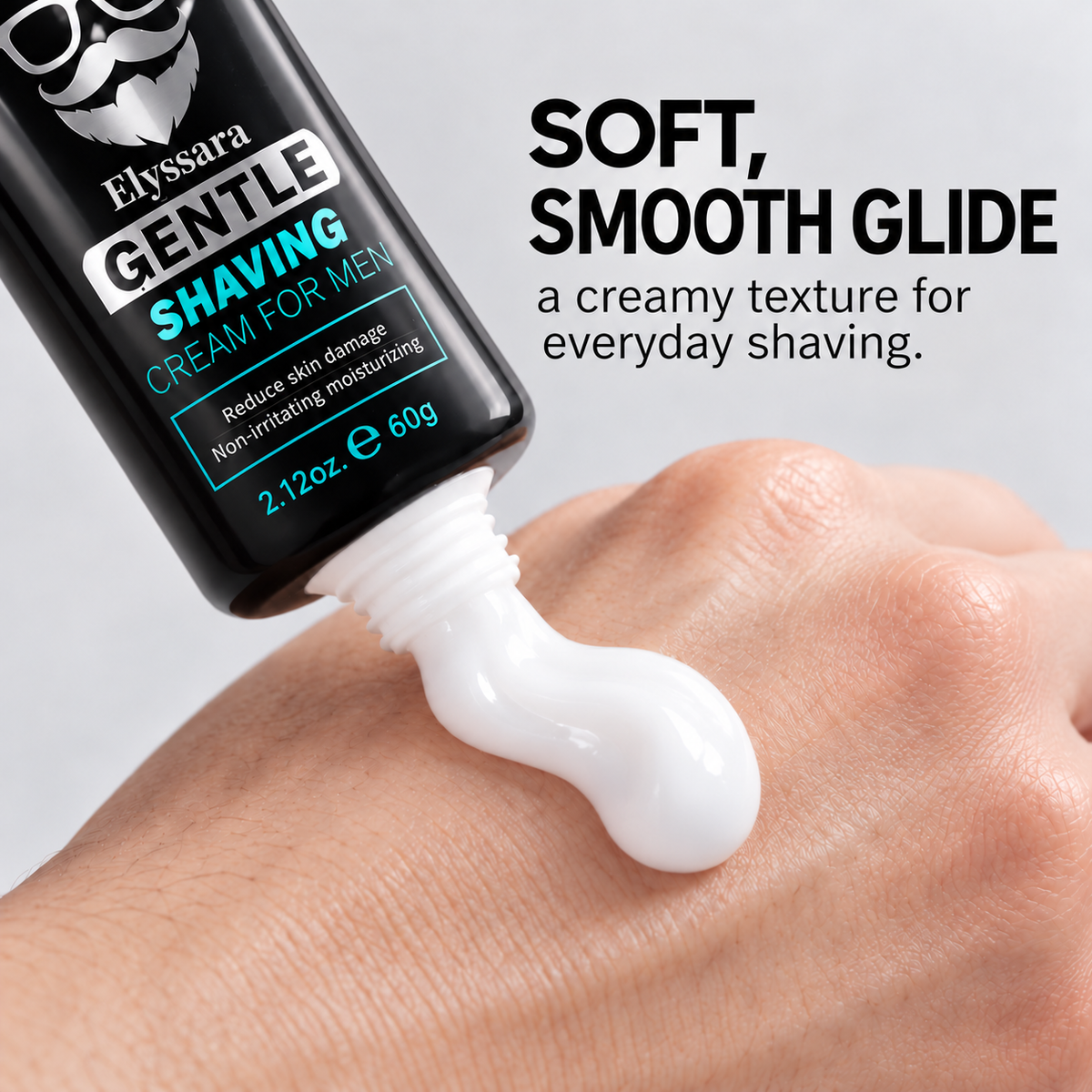 Elyssara Men’s Smooth Glide Shaving Cream