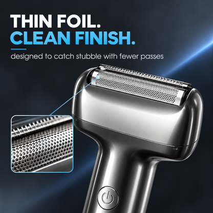 🪒Men's Rechargeable Foil Electric Shaver – Efficient Close Shaving, Cordless Portable Wet & Dry Beard Razor for Daily Grooming