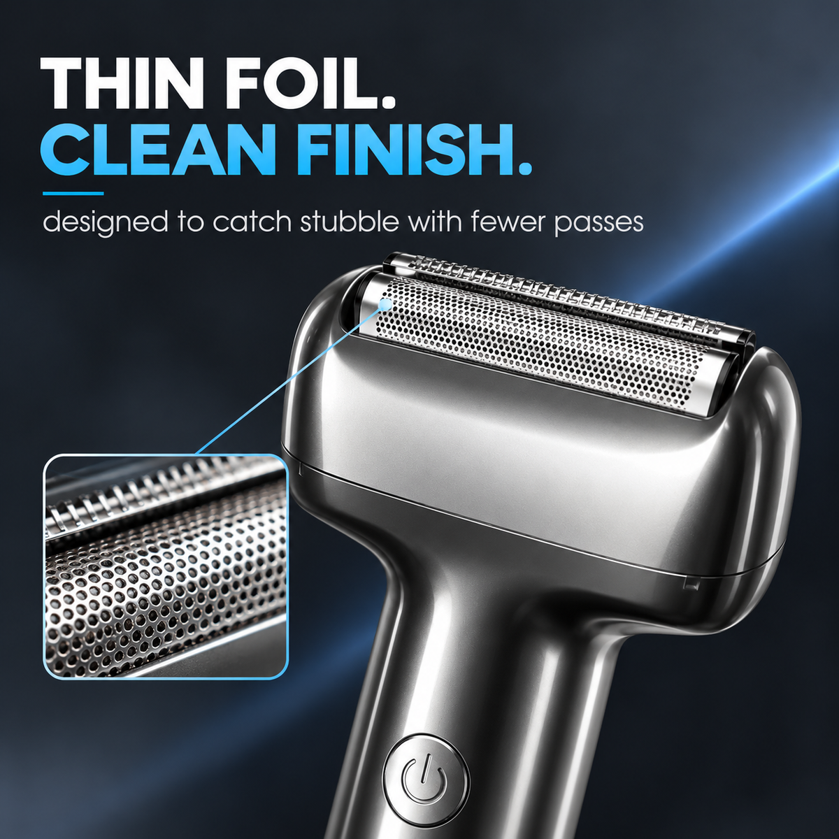 2026 Men's Rechargeable Foil Electric Shaver – Efficient Close Shaving, Cordless Portable Wet & Dry Beard Razor for Daily Grooming