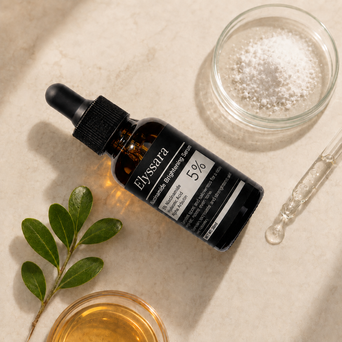 Elyssara 5% Niacinamide + Alpha Arbutin Dark Spot Serum