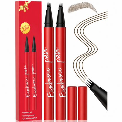 Elyssara Beauty 2-Pack Eyebrow Pens – Natural Hair-Like Strokes