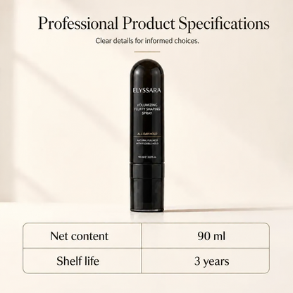 90ml Fluffy Hair Shaping Spray Long Lasting Volumizing Mist with Peach Fragrance