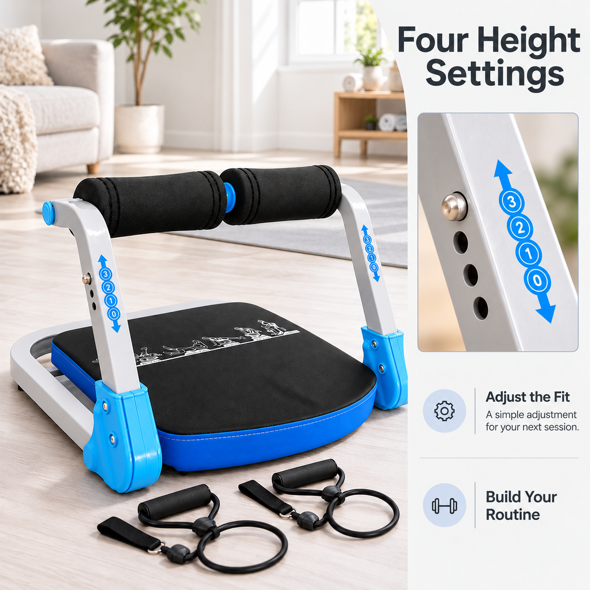 Elyssara Assisted Sit-Up & Ab Trainer
