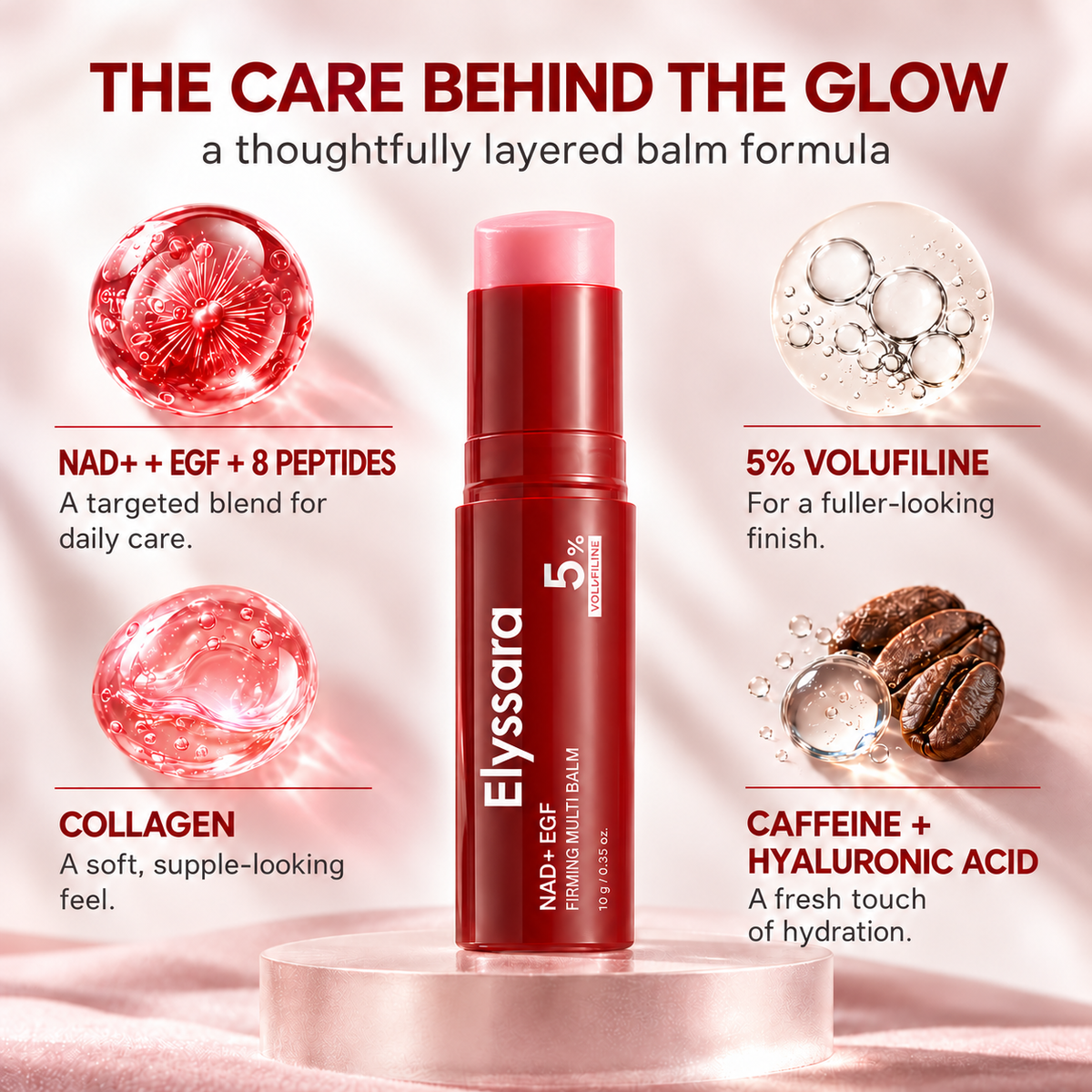 Elyssara NAD+ EGF Firming & Plumping Balm