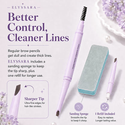 Feather Edge Brow Pencil 3-in-1 Kit (Pencil + Refill + Sanding Sponge)