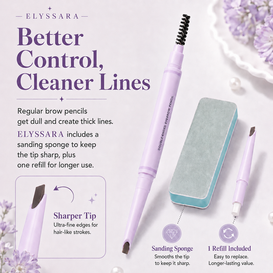 Feather Edge Brow Pencil 3-in-1 Kit (Pencil + Refill + Sanding Sponge)