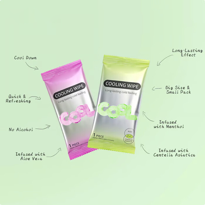 Cooling Towels & XL Menthol Cooling Wipes for Summer Heat, Sports, Travel & Outdoor Relief