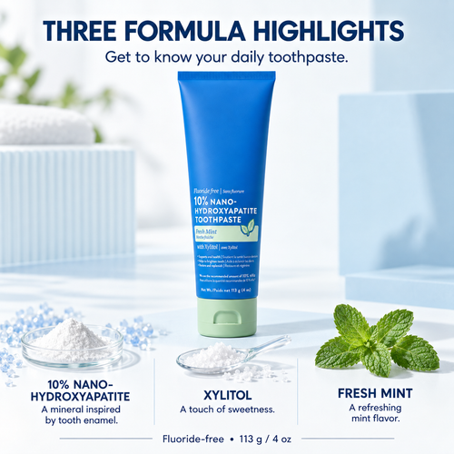 Elyssara 10% Nano Hydroxyapatite Toothpaste - Whitening & Repair