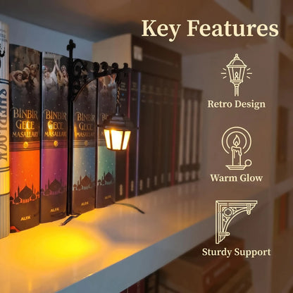 Library Lantern-Decorative Bookshelf Lighting