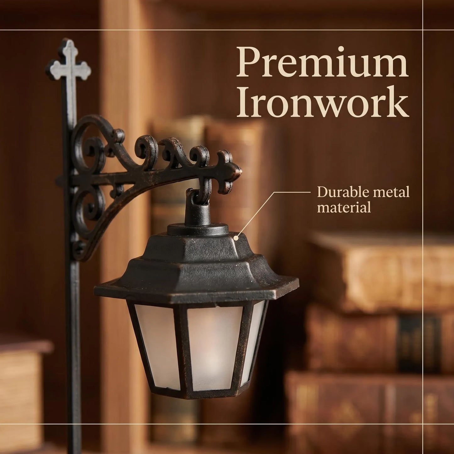 Library Lantern-Decorative Bookshelf Lighting