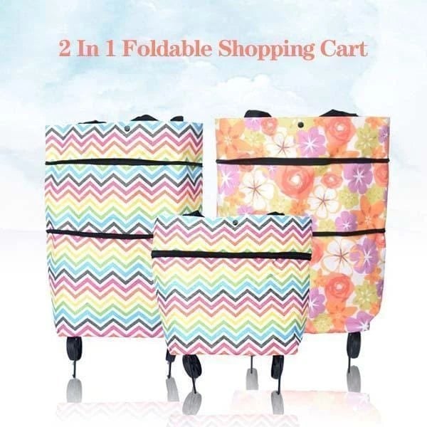 Foldable Shopping Trolley Bag – 23L Large Capacity & Lightweight Hand Truck