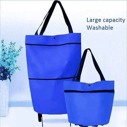 Foldable Shopping Trolley Bag – 23L Large Capacity & Lightweight Hand Truck