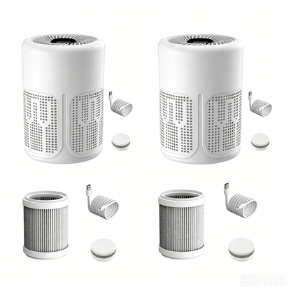 🌀 Air Purifier for Home 🌿 Includes Filter & Aromatherapy Tablets