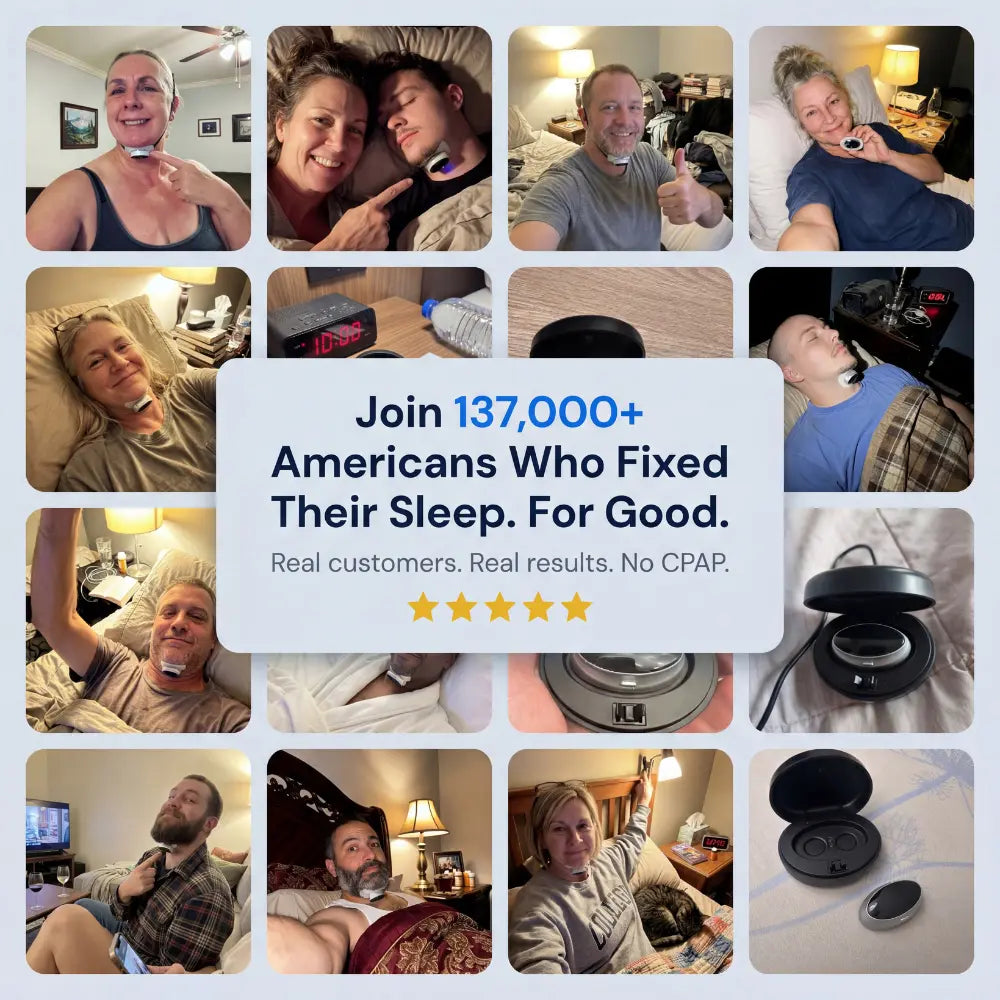 Eliminates Snoring & Sleep Apnea