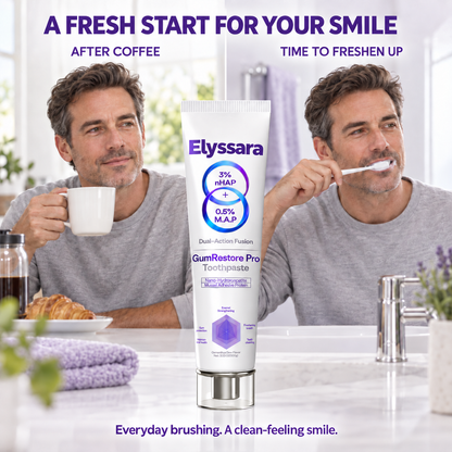 Elyssara Mussel Adhesive Protein Toothpaste | Nano-Hydroxyapatite