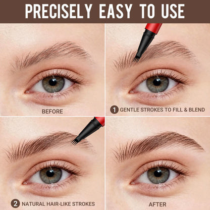Elyssara Beauty 2-Pack Eyebrow Pens – Natural Hair-Like Strokes