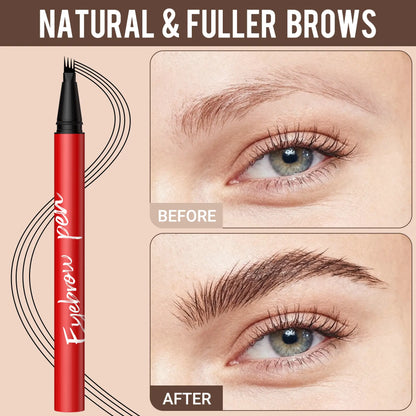 Elyssara Beauty 2-Pack Eyebrow Pens – Natural Hair-Like Strokes
