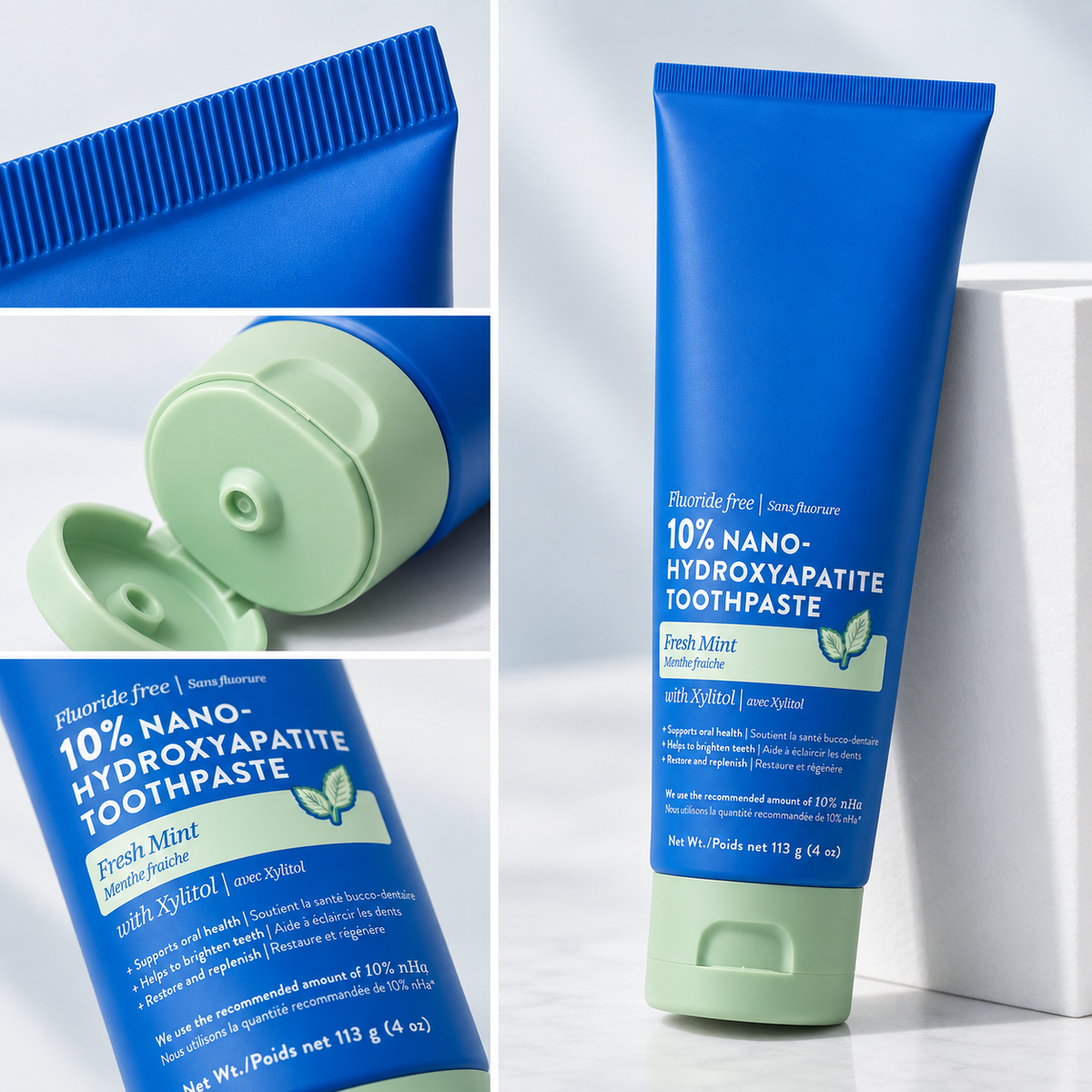 Elyssara 10% Nano Hydroxyapatite Toothpaste - Whitening & Repair