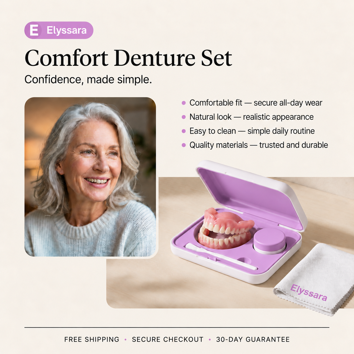 Elyssara Custom Denture Set