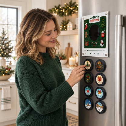 Christmas Vinyl Player Set