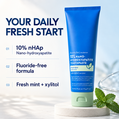 Elyssara 10% Nano Hydroxyapatite Toothpaste - Whitening & Repair