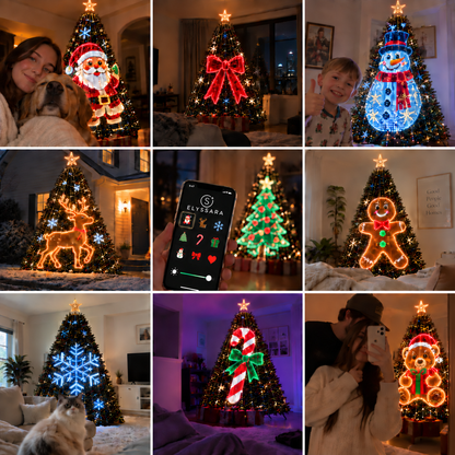 Elyssara Smart Animated Christmas Tree Lights