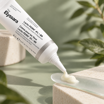 The Elyssara Lacto-PDRN 4% + B9 Eye Cream - Firming & Brightening Eye Care