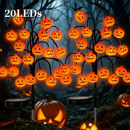 👻Waterproof Halloween Pumpkin Solar Branch Lights